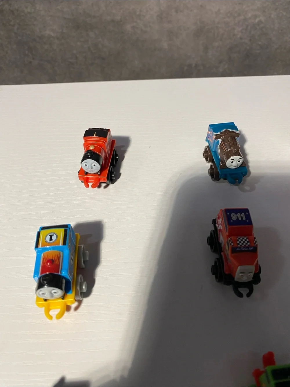 Thomas & Friends Minis Train Lot of 10 - Flame Thomas, Orca Gator & More